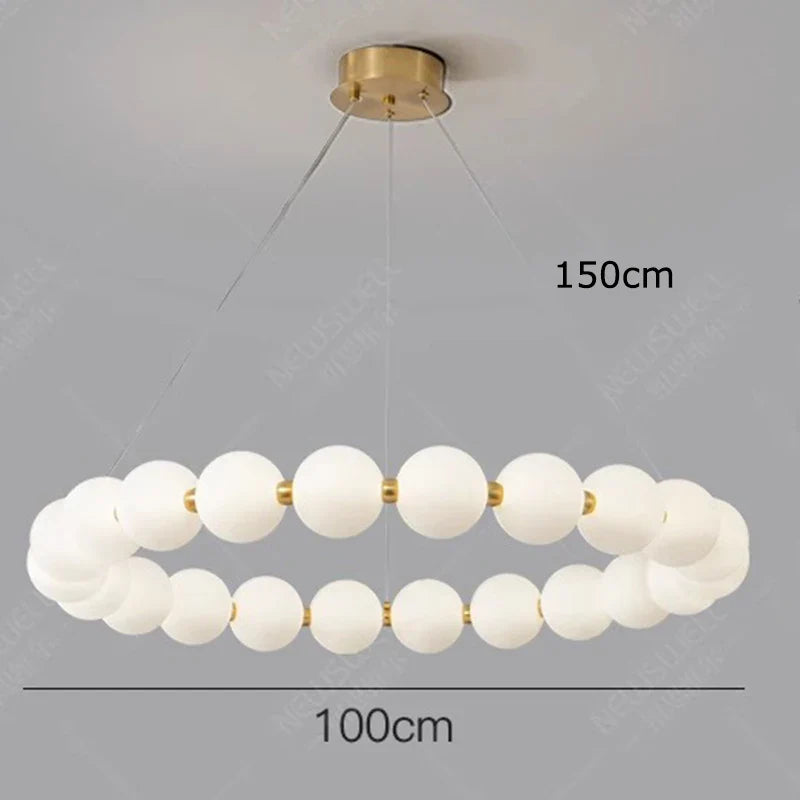 Afralia™ Modern LED Pendant Light Chandeliers for Living & Dining Room Decor