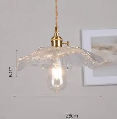 Afralia™ Blue Glass Pendant Lights for Bedroom Dinning Living Room