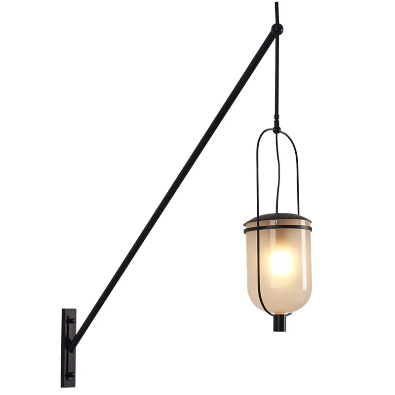 Afralia™ Retro Industrial Swing Arm Wall Lamp LED E27 Art Decor for Restaurant Loft