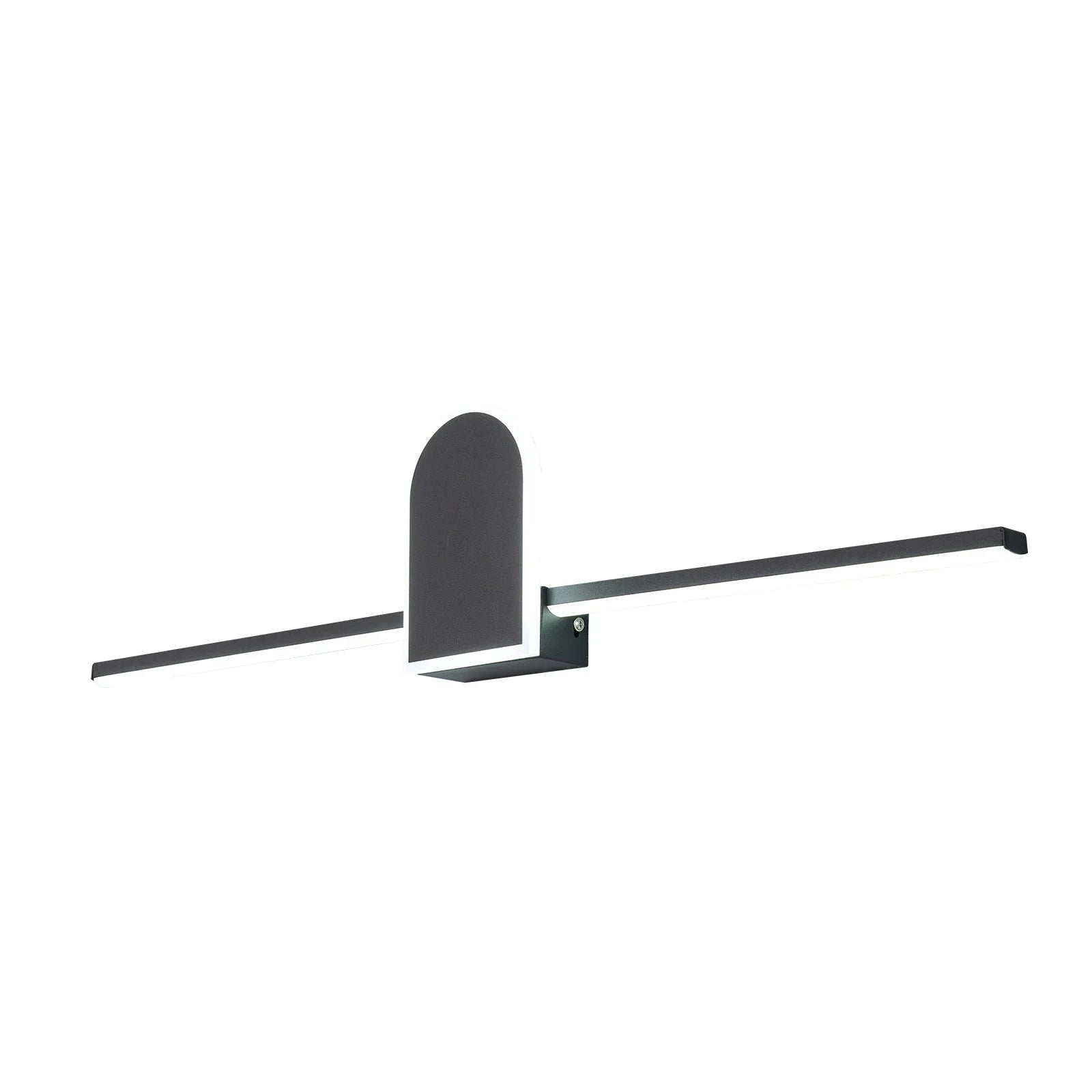 Nordic LED Mirror Light by Afralia™ - Modern Black/White Wall Sconce for Bathroom Mirror