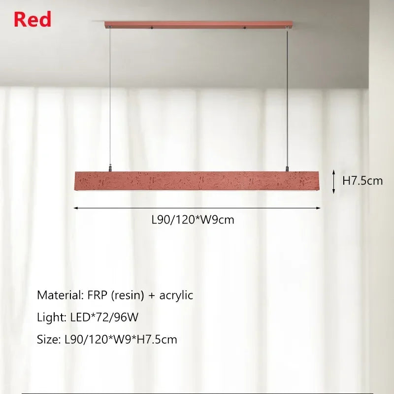 Afralia™ LED Strip Chandelier Pendant Lights for Dining Room and Bar