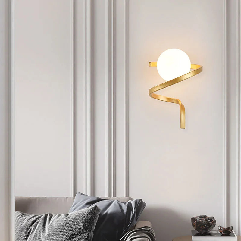 Afralia™ Modern Glass Wall Lamp - Stylish LED G9 Wall Sconce for Bedroom, Living Room, and Aisle