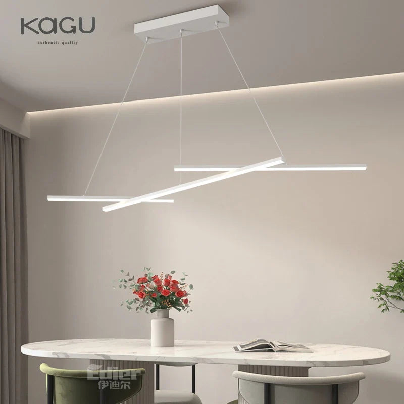 Afralia™ Modern LED Chandelier for Living Room Dining Kitchen Ceiling Light