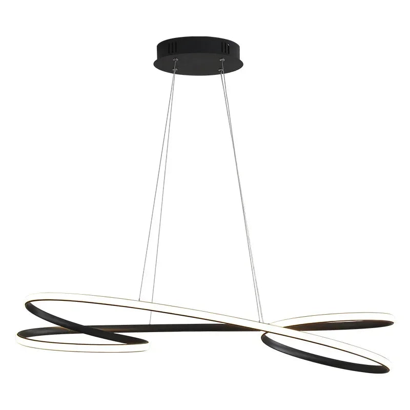 Afralia™ LED Chandelier Modern Indoor Gold Decor Pendant Light Fixture for Home, Restaurant, Hotel