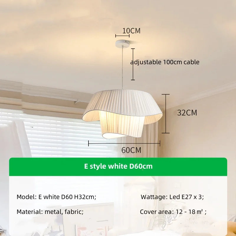 Afralia™ Modern Minimalist E27 LED Pendant Chandelier for Dining Room and Bar