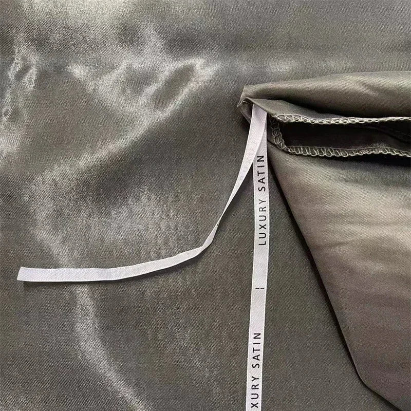 Afralia™ Satin Duvet Cover Set: Luxurious Silky Bedding for Queen/King/Twin - Soft & Skin-friendly