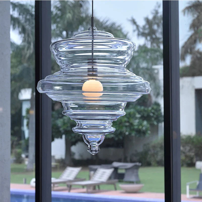 Afralia™ Glass Chandelier: Modern Art Dining Room & Living Room Decor Lighting