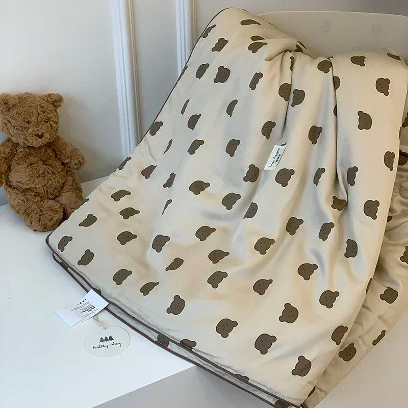 Afralia™ Cherry Lyocell Fiber Cooling Blanket for Child Adults