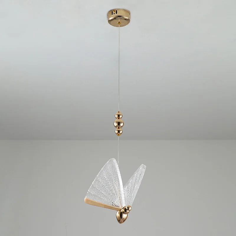 Afralia™ Nordic Butterfly Pendant Light for Kitchen Dining Room Bedroom Coffeeshop Decor