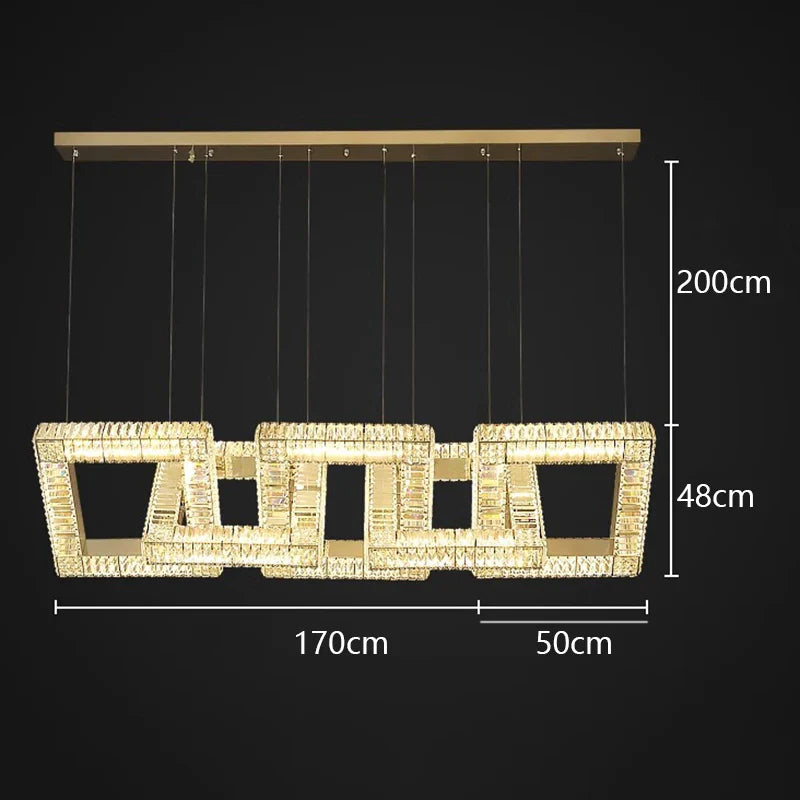 Afralia™ Modern Chandelier Pendant Light for Dining Room Ceiling, Indoor Lighting