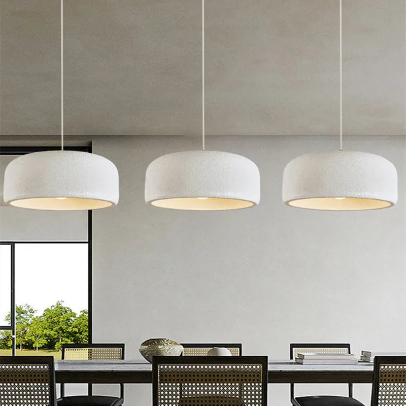 Afralia™ Wabi Sabi Resin Pendant Lamp: Modern Cement Chandelier for Home, Bar, Cafe, Bedroom