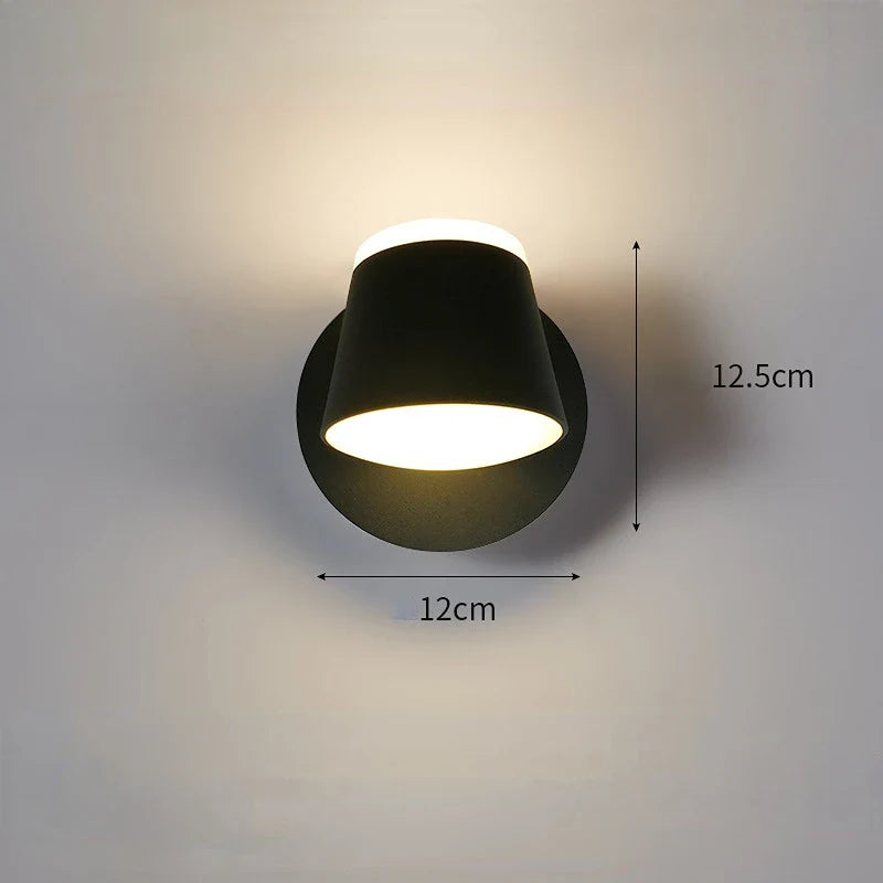 Afralia™ Nordic LED Wall Lamp for Bedroom Study Living Room Indoor Sconce Lighting