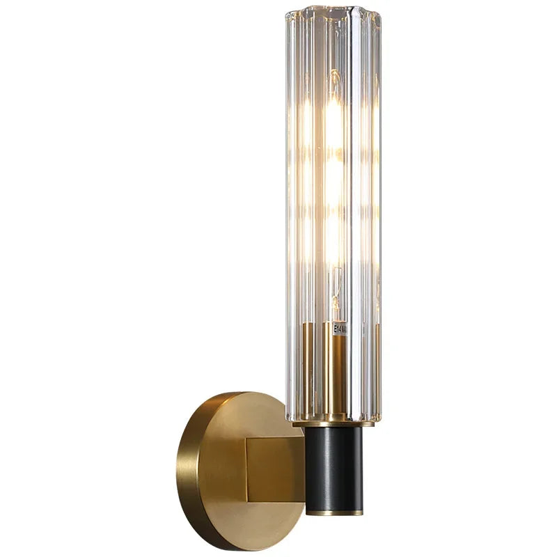 Afralia™ Luxury Copper Moon Wall Light - Decorative LED Wall Lamp for Home Bedroom