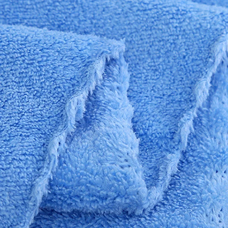 Afralia™ Coral Velvet Bath Towel Set, 2pcs Soft Absorbent Fast Drying Towels