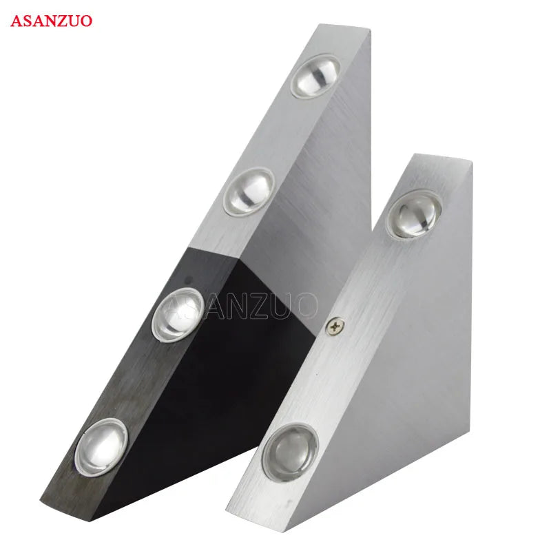 Afralia™ Triangle LED Wall Light - Modern Aluminum Sconce for KTV, Bar, or Home Decor