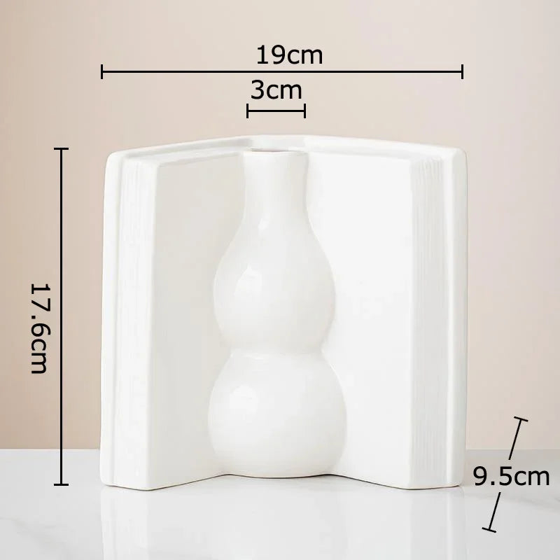 Afralia™ Creative Flowers Desk Decoration Vase | Artificial Floral Decor for Aesthetic Rooms