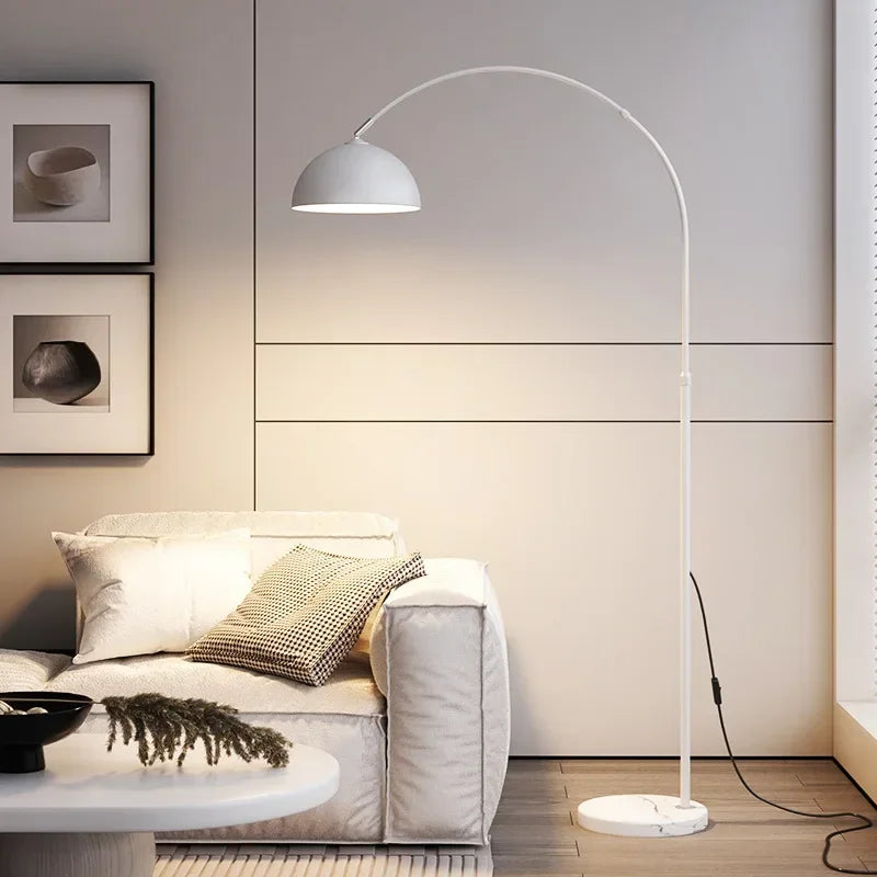 Afralia™ Marble Floor Lamp: Nordic Luxury Warm Light for Living Room, Bedroom & Sofa