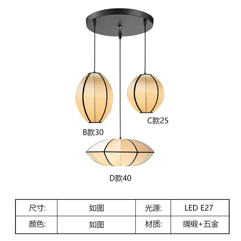 Afralia™ Wabi-sabi Medieval LED Pendant Light for Home Decor Living Room Bedroom