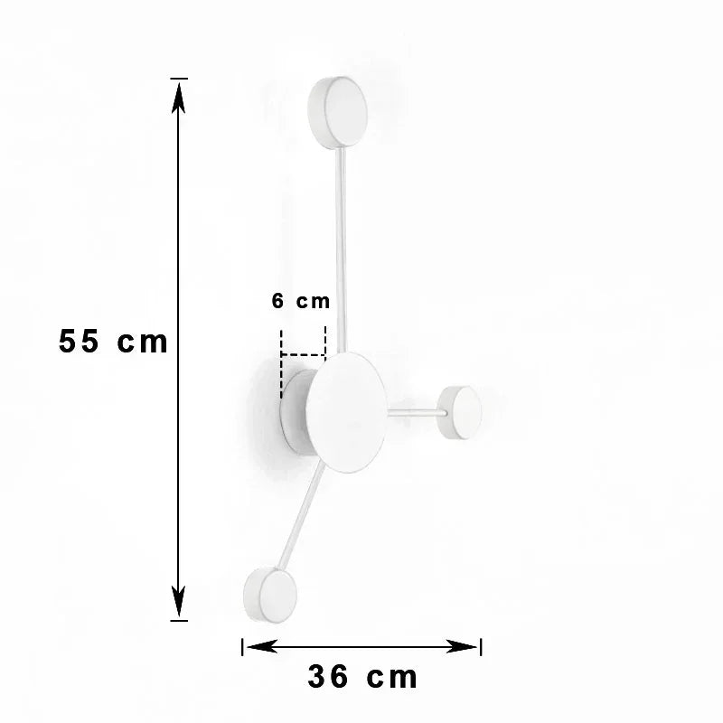 Afralia™ LED Wall Lamp Modern Minimalist Bedroom Living Room Lighting