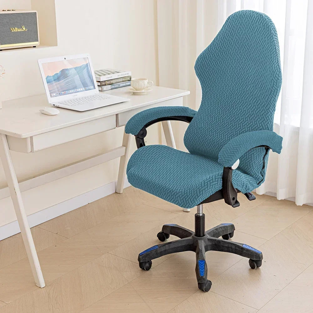Afralia™ Swivel Armchair Cover: Thick Elastic Fabric, Dustproof Seat for Home & Hotel