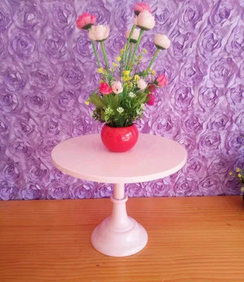 Afralia™ Wrought Iron Cake Stand Wedding Birthday Dessert Tray Afternoon Tea Display
