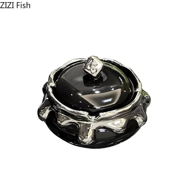 Afralia™ Lucky Ceramic Ashtray: Premium Smoking Accessories for Weed, Home & Gifts