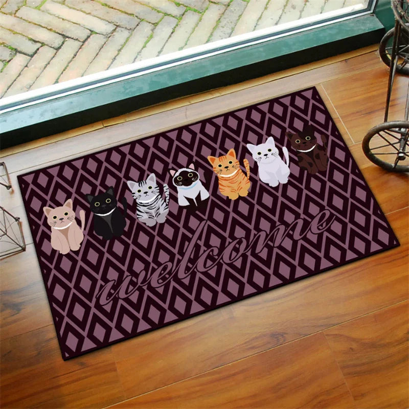 Afralia™ Underwater World Crystal Velvet Door Mat: Anti-Slip, Durable, Easy to Clean Rug