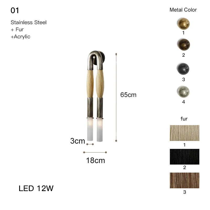 Afralia™ Vintage Horsehair Brass Pendant Light - Art Deco LED Ceiling Fixture