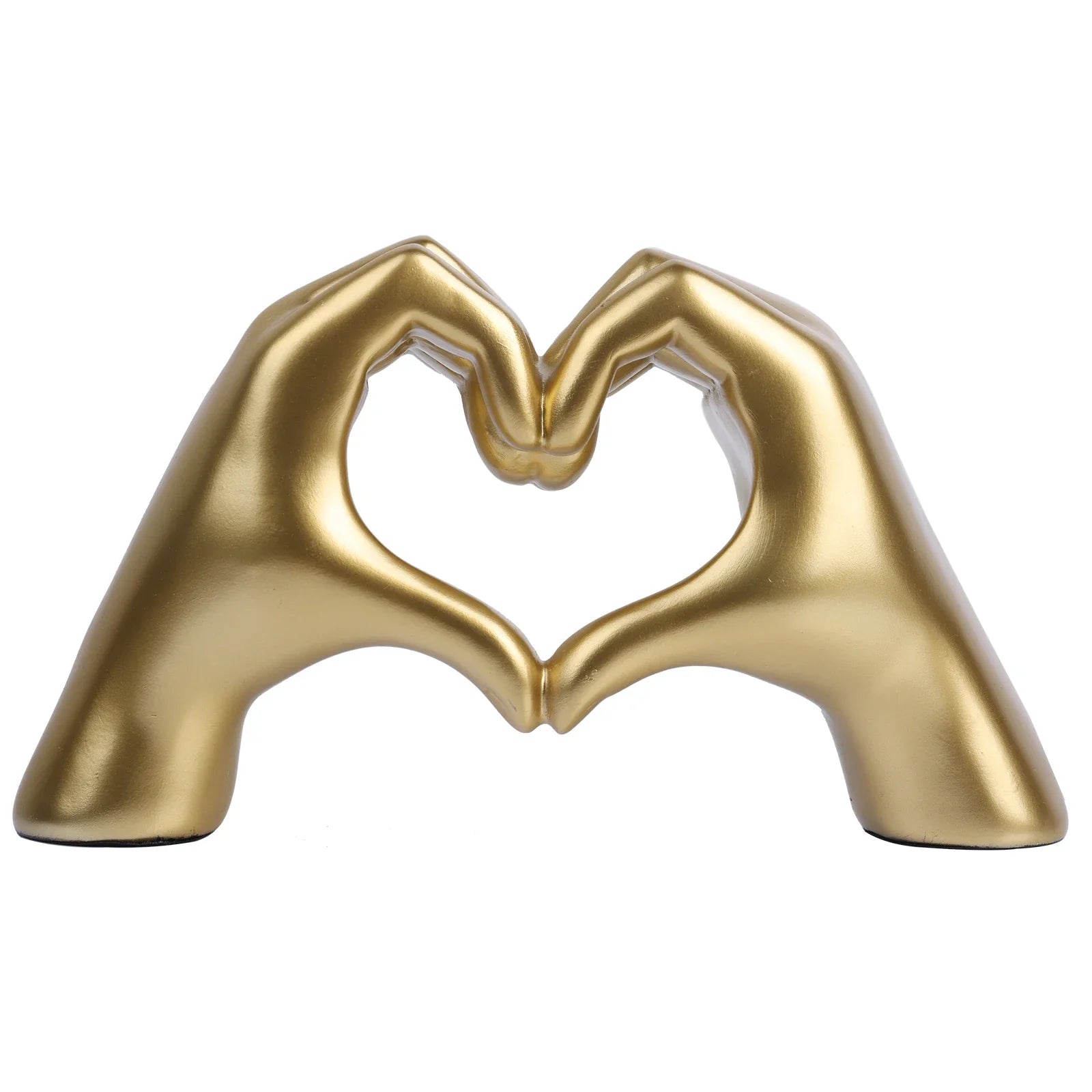 Afralia™ Loving Gesture Heart Sculpture: Home Decor, Wedding Gift, Valentine's Day Decor