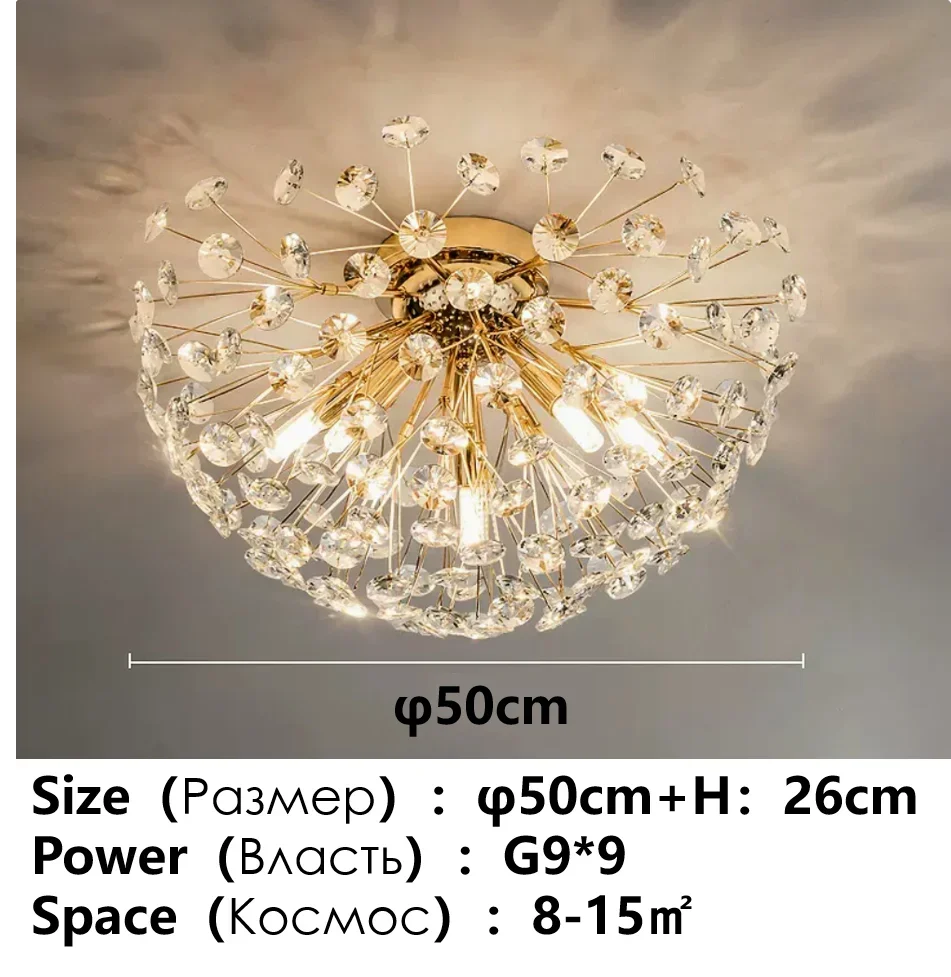 Afralia™ LED Ceiling Chandelier for Home Décor & Lighting in Living Room, Bedroom, Kitchen & Dining