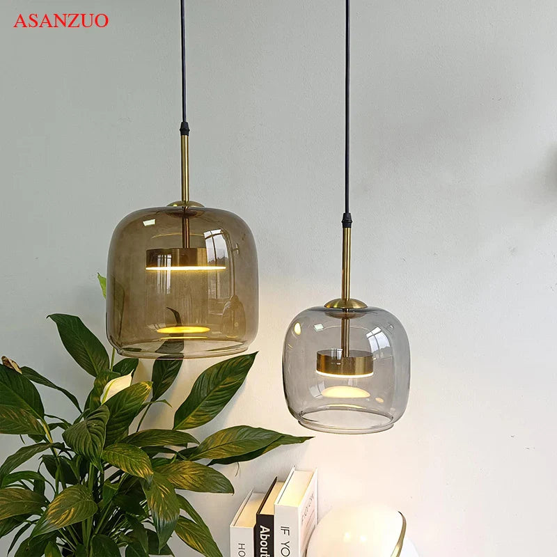 Afralia™ LED Pendant Lights Modern Nordic Hanging Lamp for Home Decor