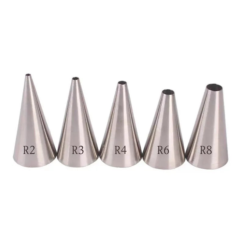 Afralia™ Stainless Steel Cake Nozzle: Chic Kitchen Bakeware for Fun Cake Decor