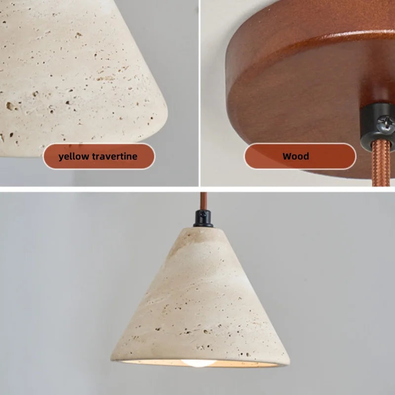 Afralia™ Wood Canopy LED Pendant Light - Nordic Modern Hang Lamp Luminaria Pendente