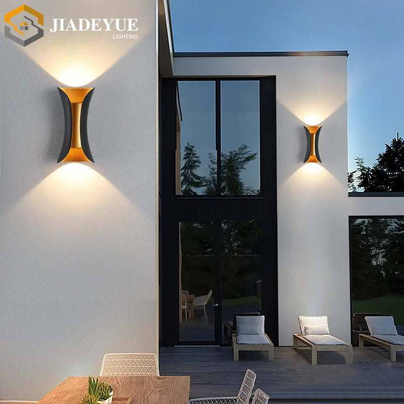 Afralia™ LED Wall Light: Indoor/Outdoor Waterproof Garden Lamp for Decor Lighting
