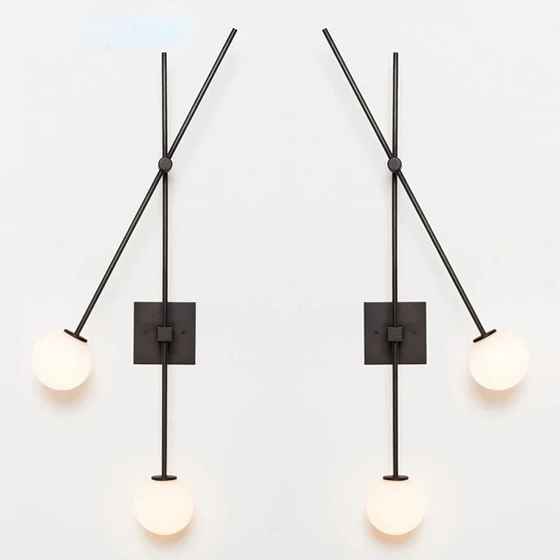 Afralia™ Nordic Minimalist Glass Wall Sconce with G9 Bulb