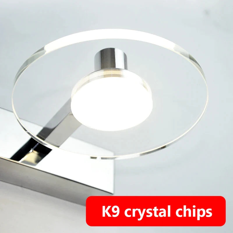 Afralia™ Acrylic Mirror Headlight Bathroom Wall Lamp LED 5W