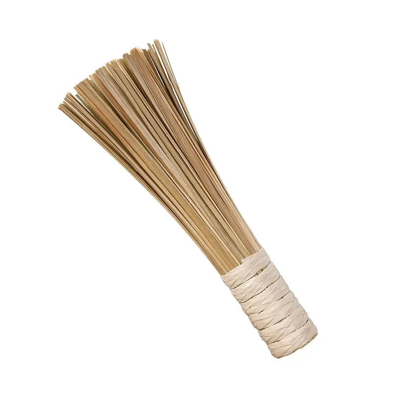 Afralia™ Bamboo Kitchen Pot Brush with Long Handle for Green Cleaning