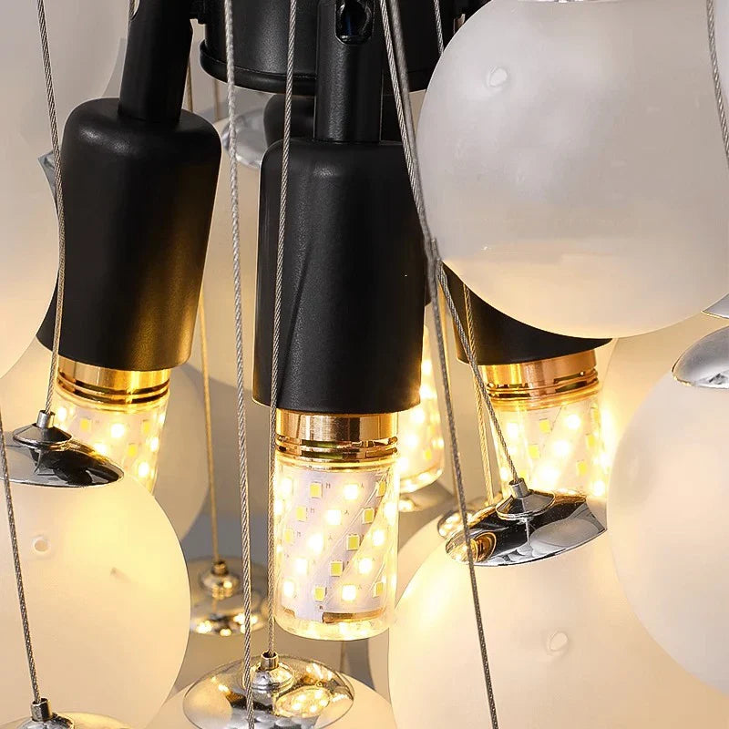 Afralia™ Modern LED Pendant Light Chandeliers for Living Room and Dining Room