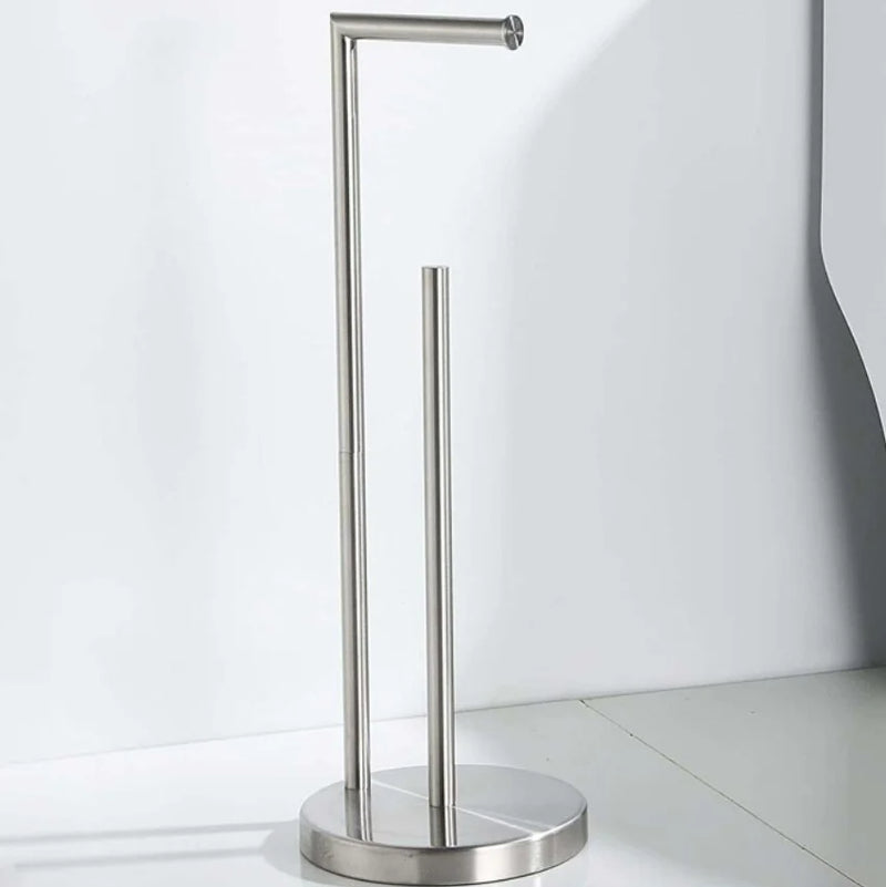 Afralia™ Stainless Steel Paper Towel Holder for Bathroom & Kitchen