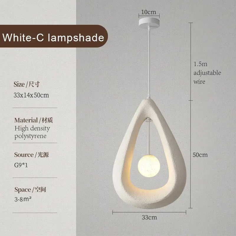 Afralia™ Nordic Design LED Pendant Lights Modern Living Room Chandelier