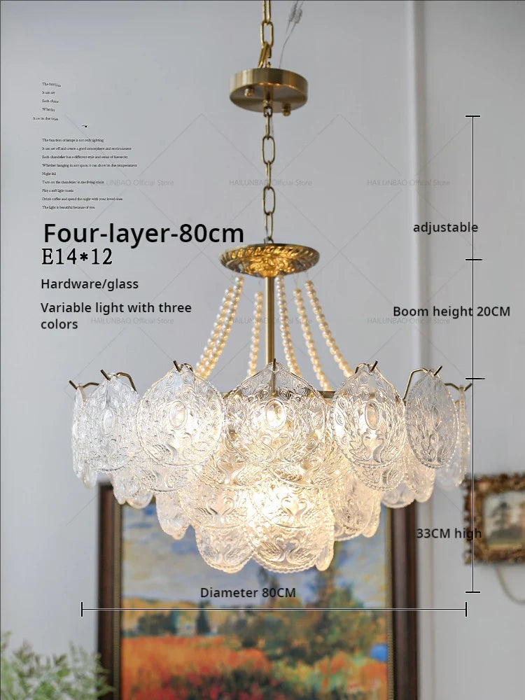 Afralia™ Crystal Chandelier: Modern Chic Pearl Light for Elegant Home Decor