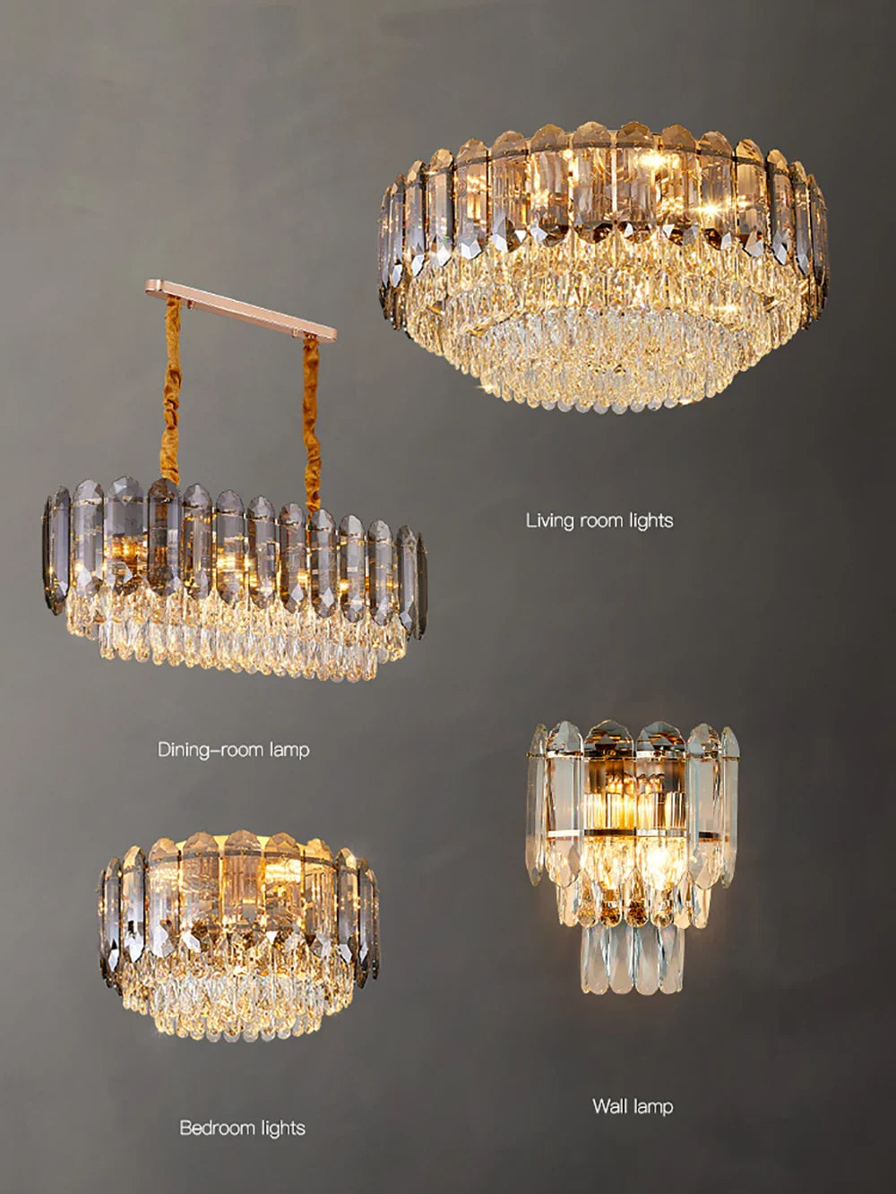 Afralia™ Crystal LED Wall Lamp: Minimalist Luxury Lighting for Living Room TV Background