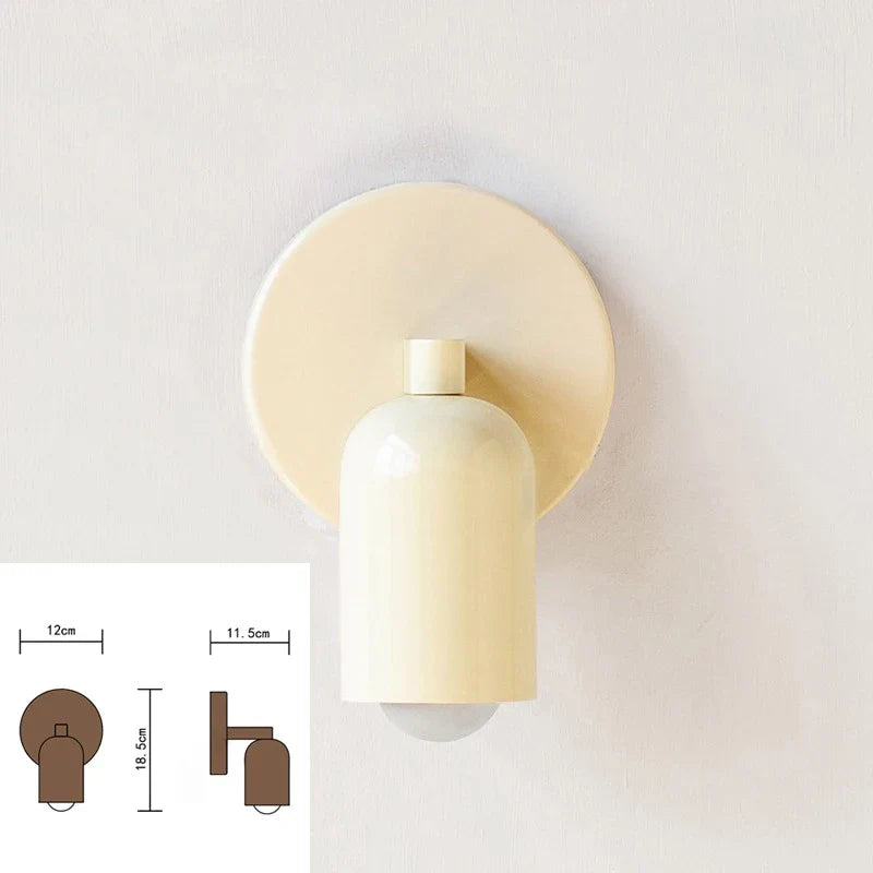 Afralia™ Nordic LED Sconce Light for Bedroom, Hallway, Hotel - Modern Wall Mounted Lamp