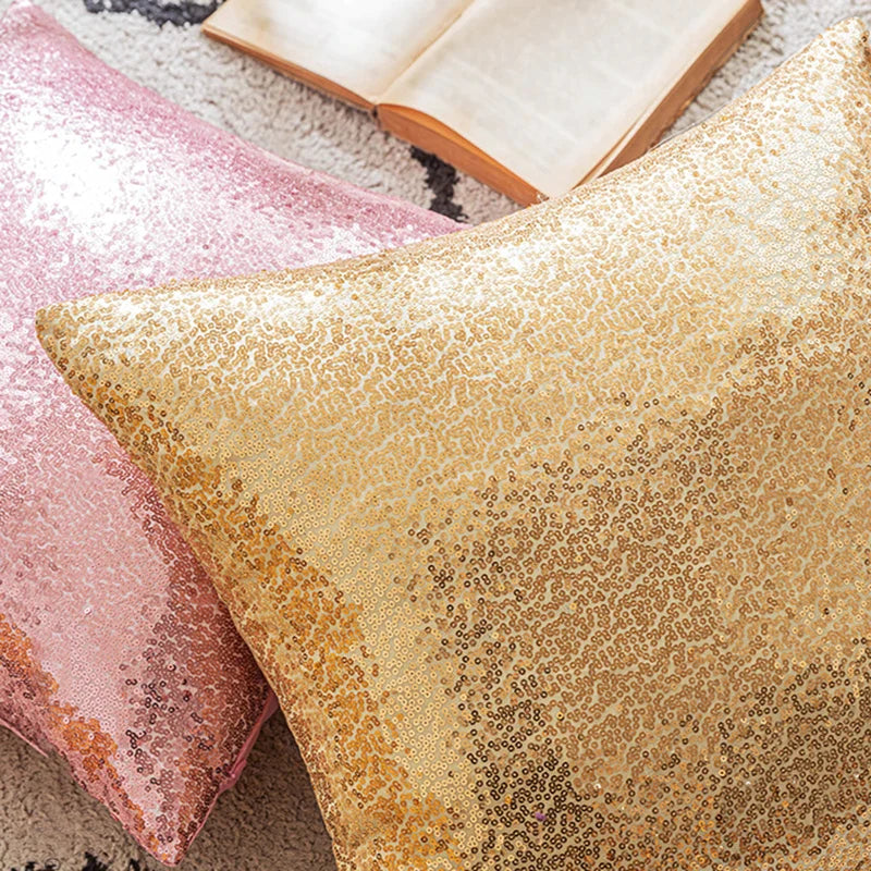 Afralia™ Sequin Embroidered Cushion Cover - Modern Light Luxury Decor for Sofa