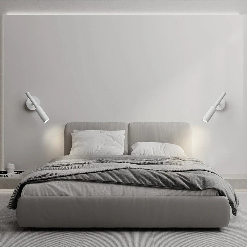 Afralia™ Rotatable LED Wall Lamp Bedroom Indoor Lighting Fixtures