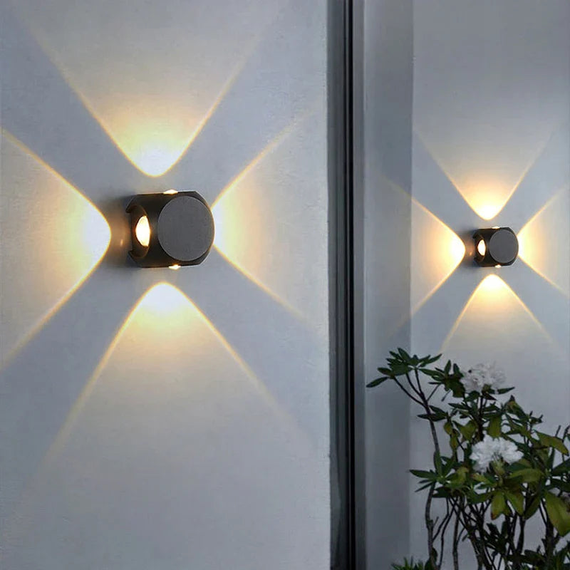 Afralia™ 4W LED Wall Light for Home Decor and Outdoor Garden Sconce