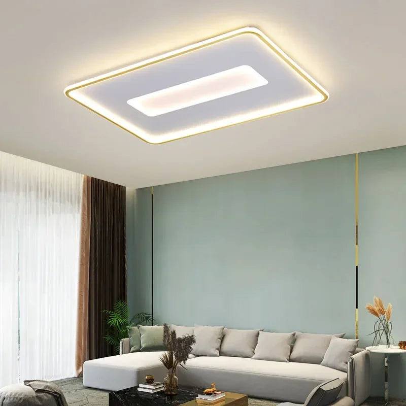 Afralia™ Modern LED Ceiling Light - Sleek Chandelier for Bedroom, Living Room, and Study