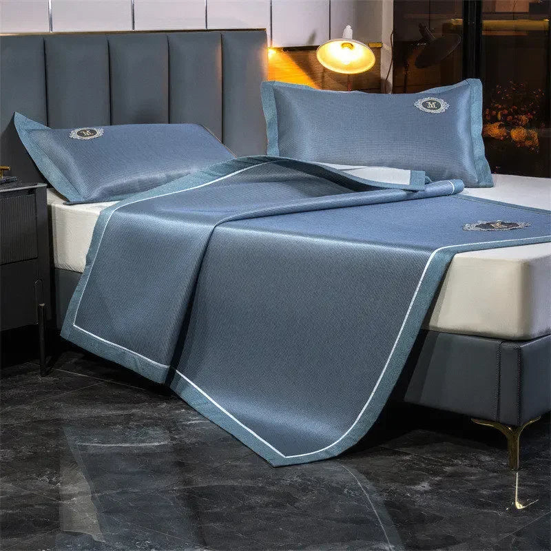 Afralia™ Carbon Light Cooling Mat: Luxury Breathable Bed Protection Pad for Cool Summer Sleep