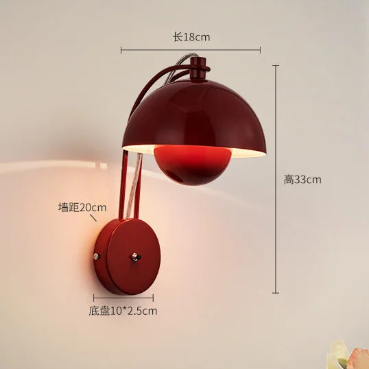Afralia™ Flower Bud Bedroom Wall Sconce Light