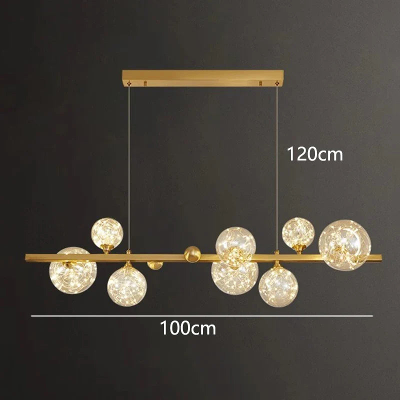 Afralia™ Modern LED Pendant Light for Living and Dining Room Chandeliers